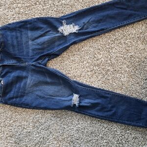 Distressed Blue Women's Jeans